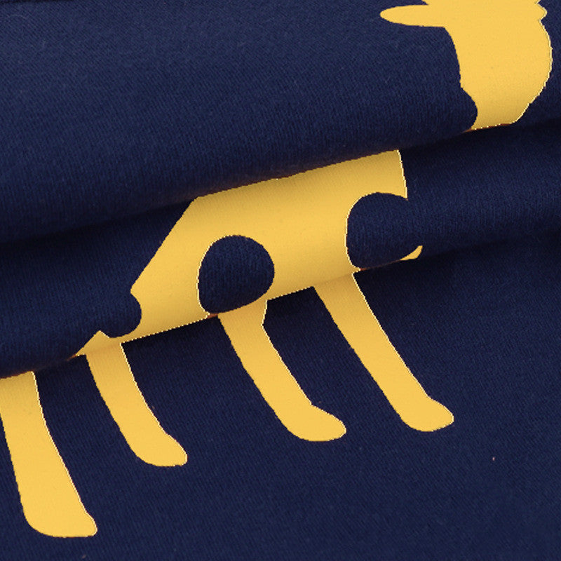 Navy Giraffe Jumpsuit - Little Dreamers Kingdom