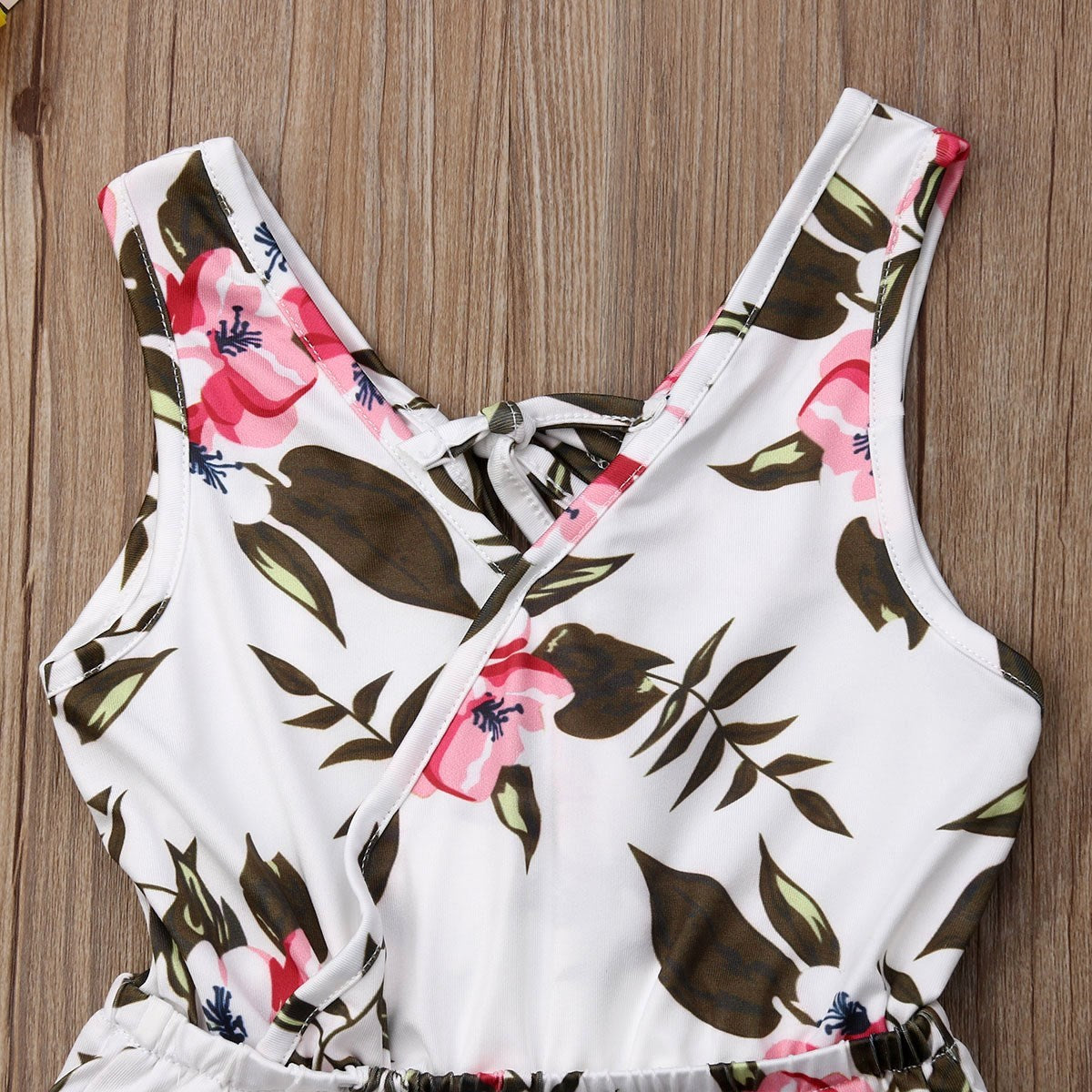 Girl Sleeveless Floral Suit - Little Dreamers Kingdom