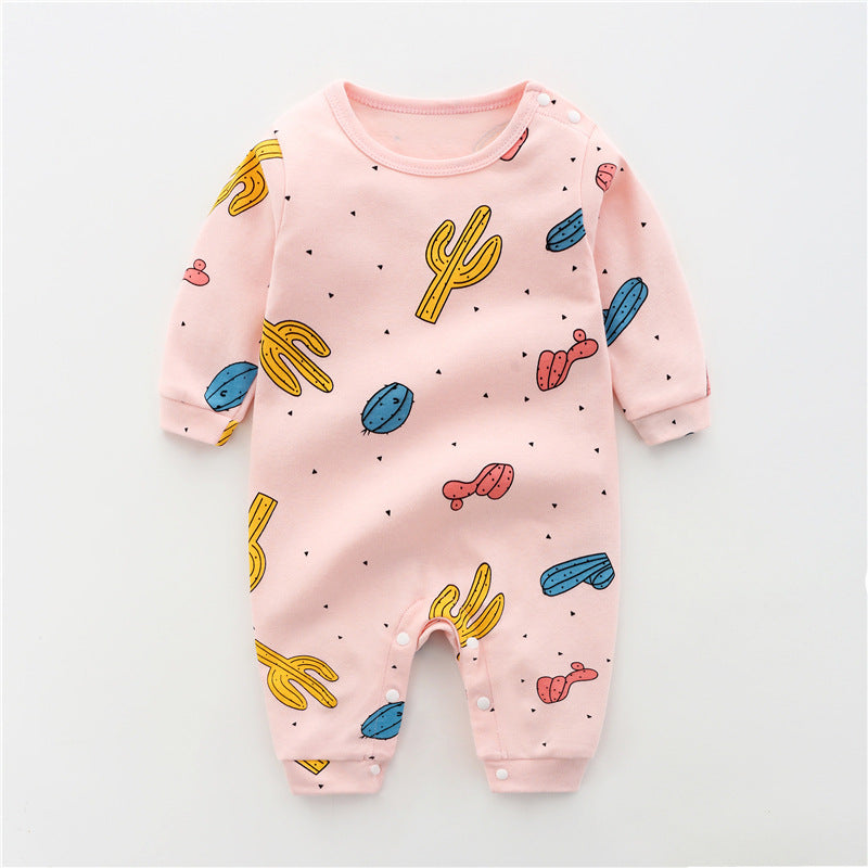 Lightweight Cotton Baby Jumpsuit – Perfect for Spring and Autumn - Little Dreamers Kingdom