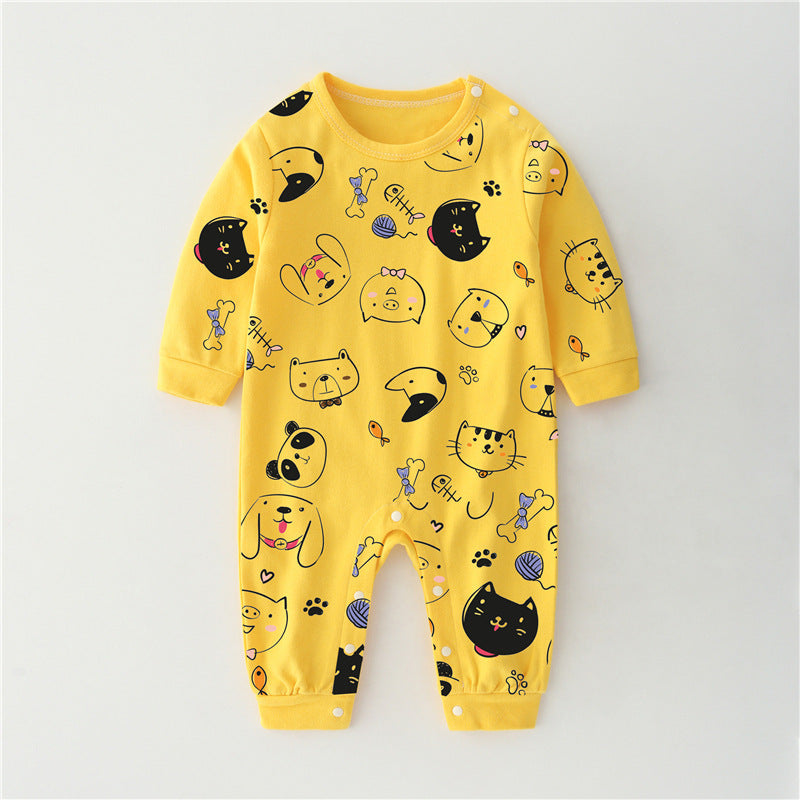 Lightweight Cotton Baby Jumpsuit – Perfect for Spring and Autumn - Little Dreamers Kingdom