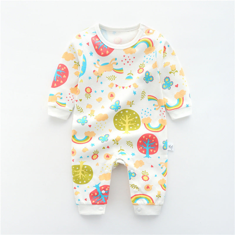 Lightweight Cotton Baby Jumpsuit – Perfect for Spring and Autumn - Little Dreamers Kingdom