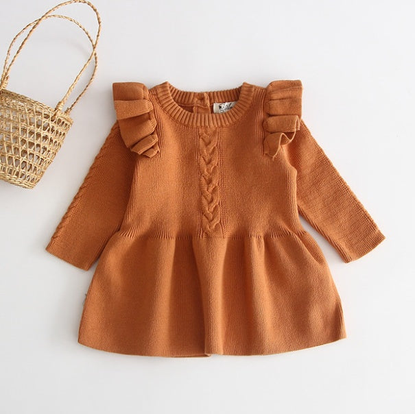 Baby Warm Knit Dress – Sweet Comfort & Timeless Style