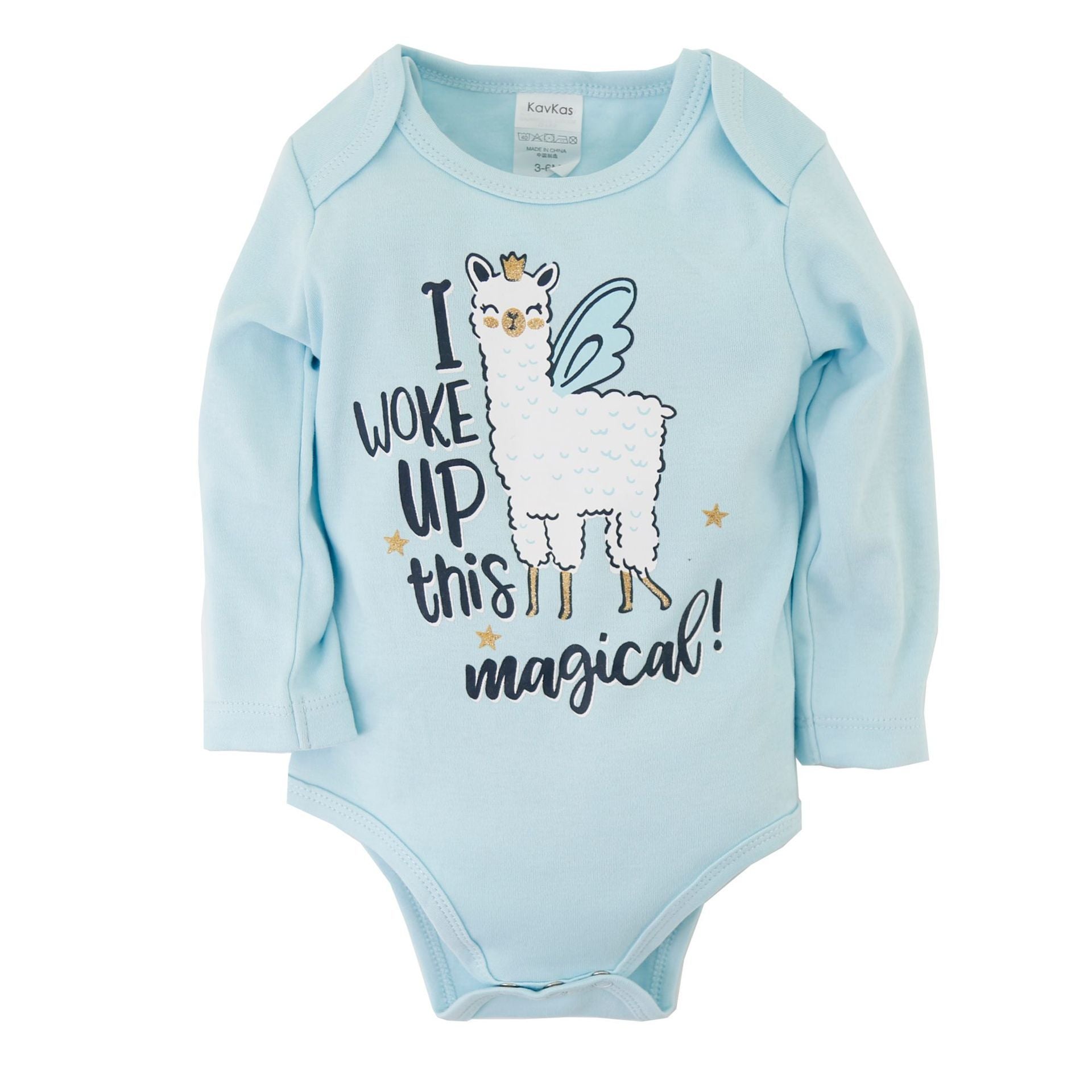 Cotton Llama Baby Romper