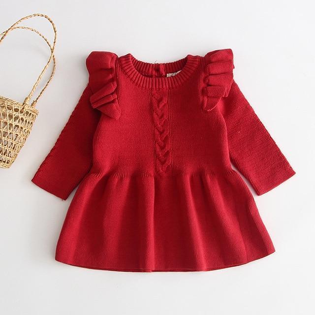 Baby Warm Knit Dress – Sweet Comfort & Timeless Style