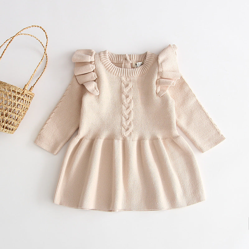 Baby Warm Knit Dress – Sweet Comfort & Timeless Style