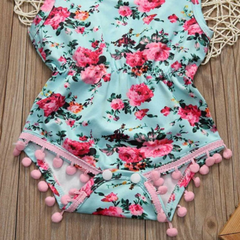 Blossom Breeze Baby Romper Set
