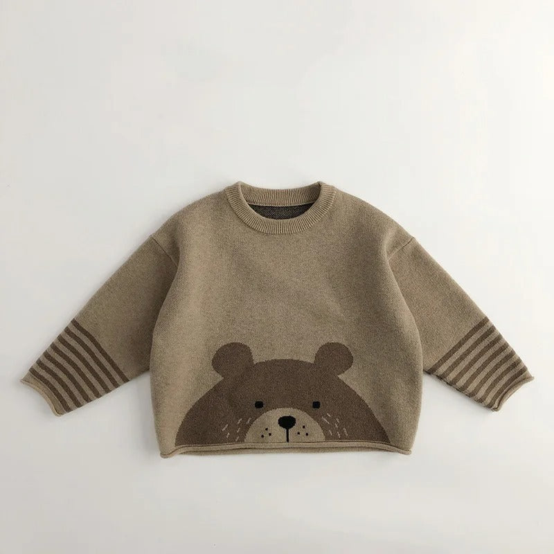 Animal Friends Knitted Sweater – Cozy, Cute & Playful - Little Dreamers Kingdom