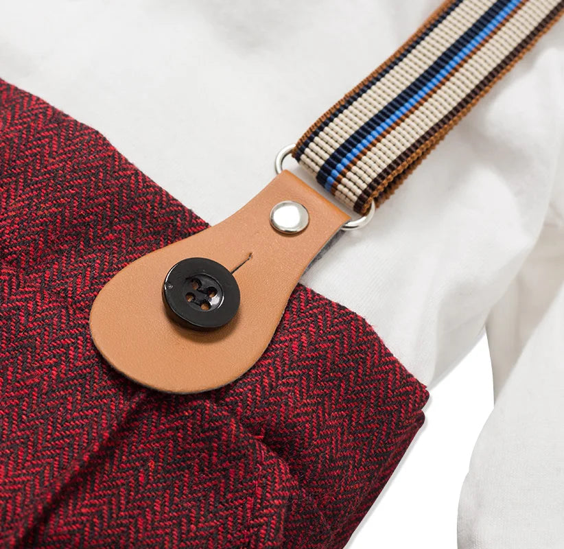 Baby Suits Newborn Boy Clothes Romper Vest Hat Formal Clothing - Little Dreamers Kingdom