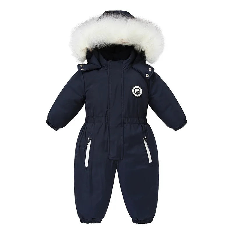 Baby Clothes Thicken Warm Jumpsuits Snowsuits - Little Dreamers Kingdom