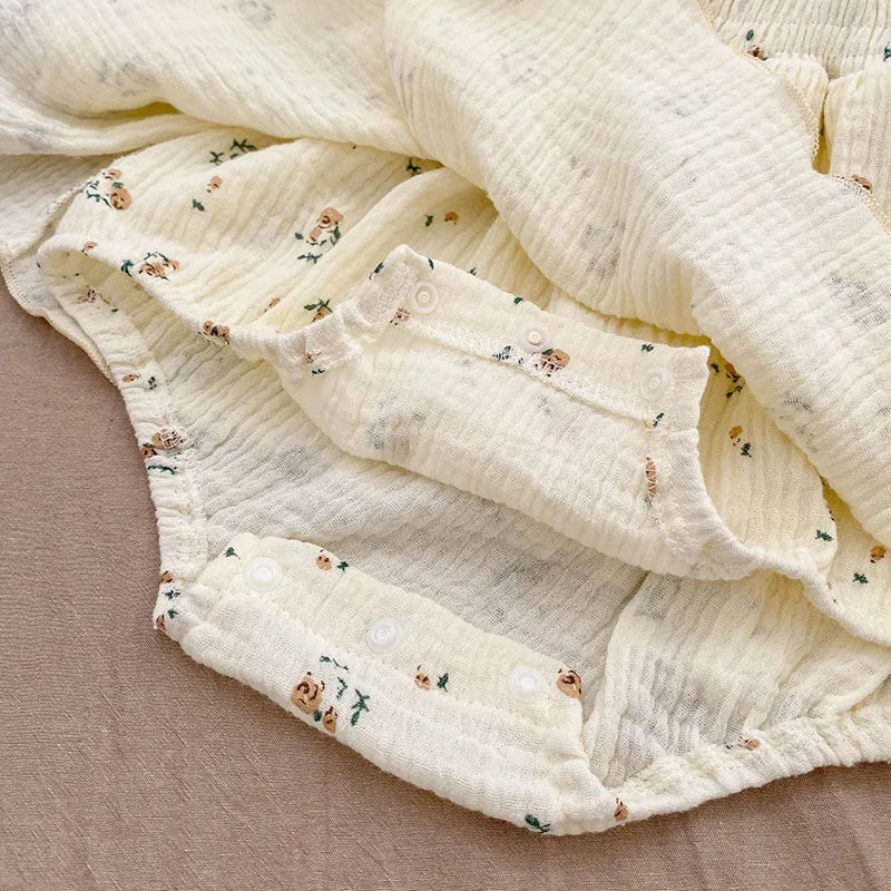 MILANCEL Baby Bodysuits Floral Girls One Piece - Little Dreamers Kingdom