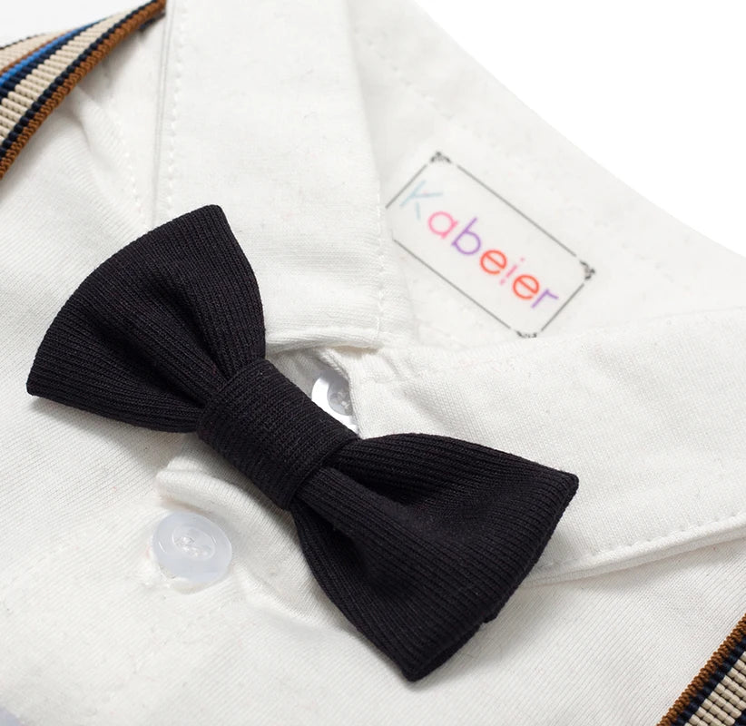 Baby Suits Newborn Boy Clothes Romper Vest Hat Formal Clothing - Little Dreamers Kingdom