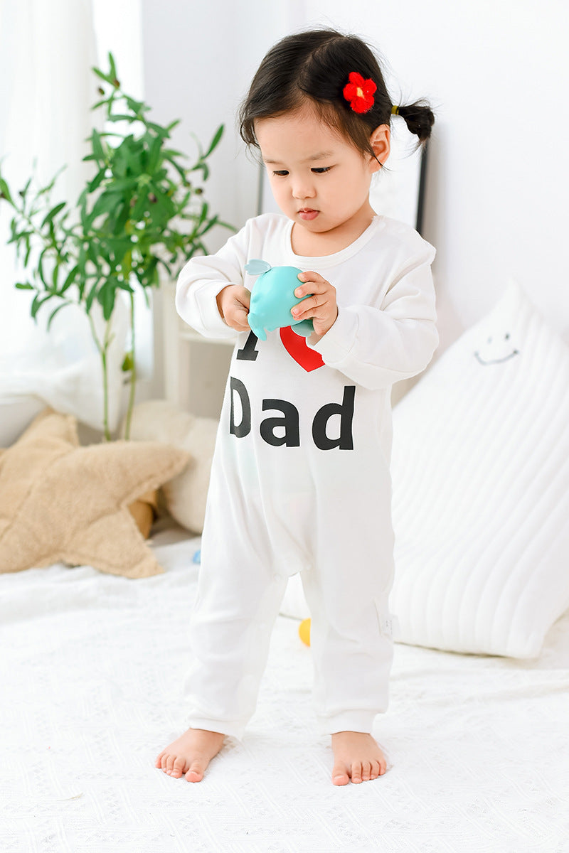 Newborn Baby "I love Mom/Dad" Onesie - Little Dreamers Kingdom