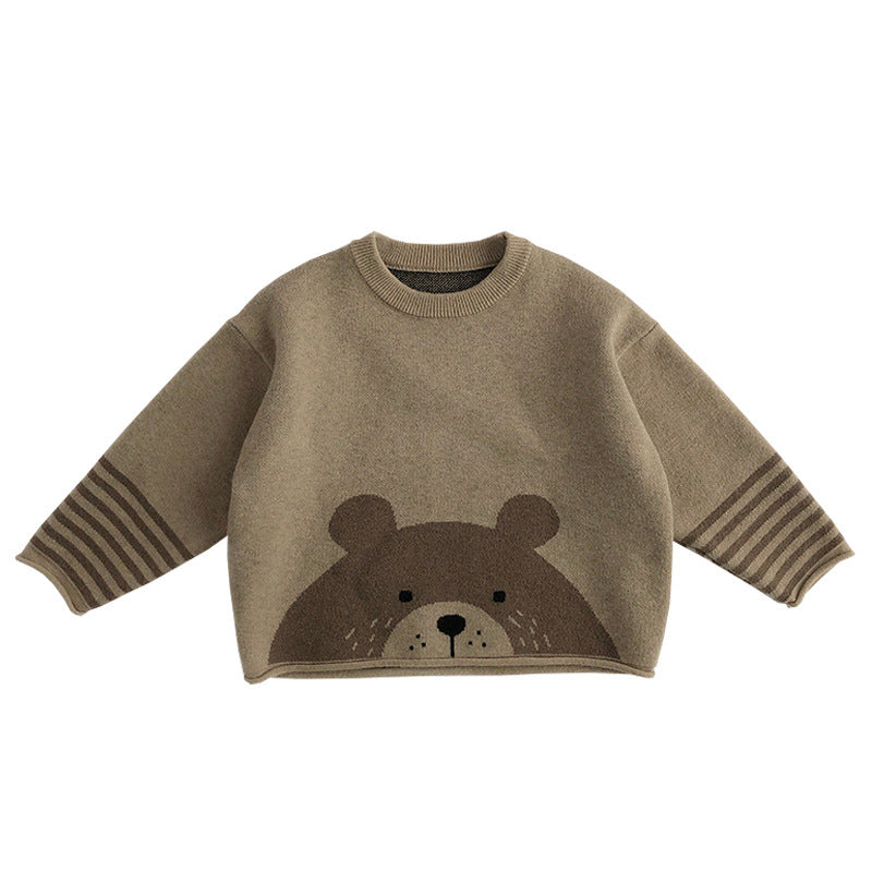 Animal Friends Knitted Sweater – Cozy, Cute & Playful - Little Dreamers Kingdom