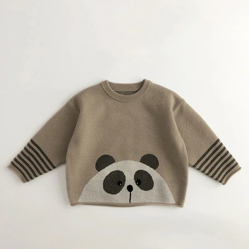 Animal Friends Knitted Sweater – Cozy, Cute & Playful - Little Dreamers Kingdom