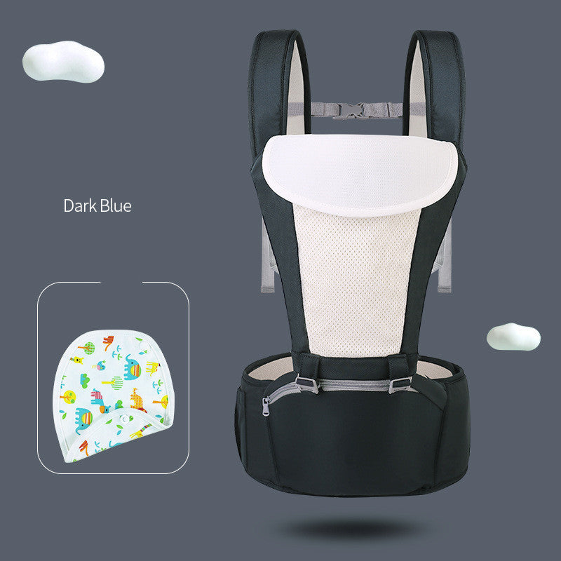 Four Seasons Breathable Baby Sling with Waist Stool – Comfort for Every Season - Little Dreamers Kingdom