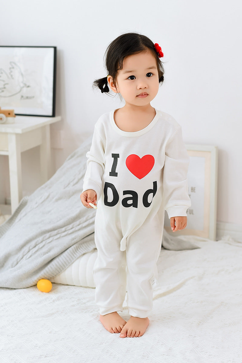 Newborn Baby "I love Mom/Dad" Onesie - Little Dreamers Kingdom