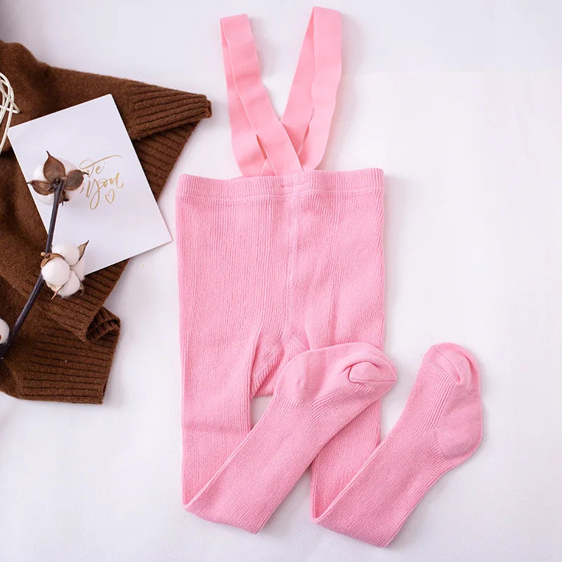 Cotton Suspender Pantyhose Infants Baby Cute Leggings Tights - Little Dreamers Kingdom