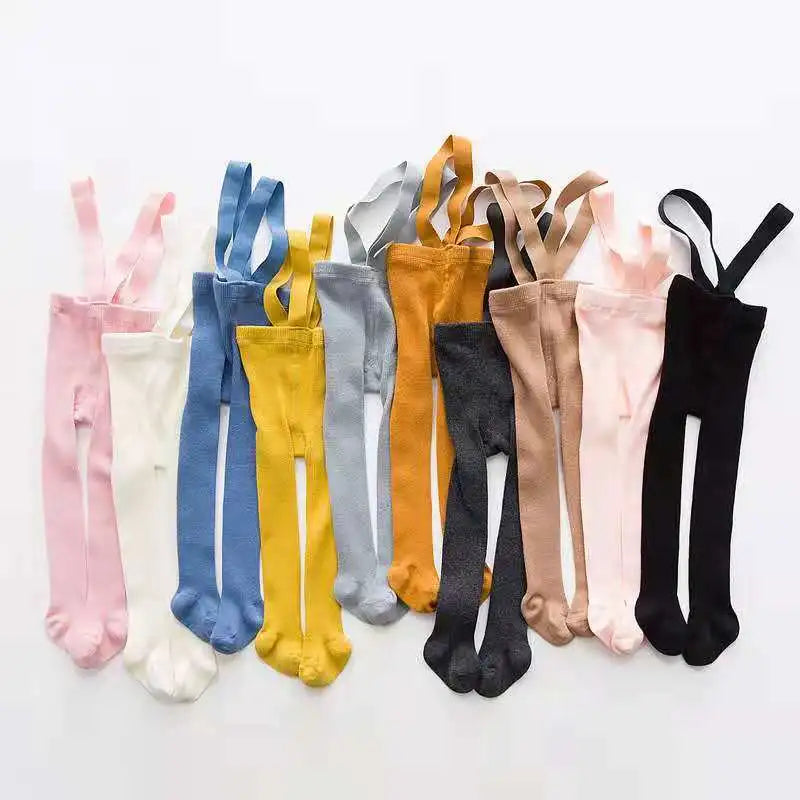 Cotton Suspender Pantyhose Infants Baby Cute Leggings Tights - Little Dreamers Kingdom