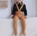 Baby Suspender Tights – Adorable Cotton Leggings for Infants - Little Dreamers Kingdom